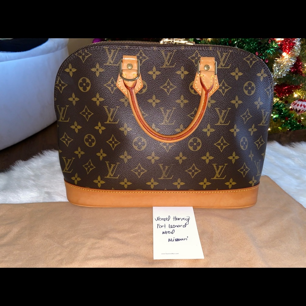 Authentic Louis Vuitton Alma Pm Monogram